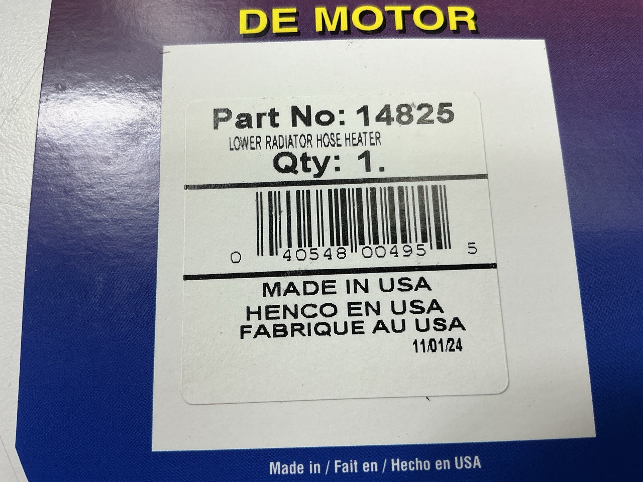 Kat's 14825 750 Watt 2 1/4'' Lower Radiator Hose Heater, 120V Plug-in