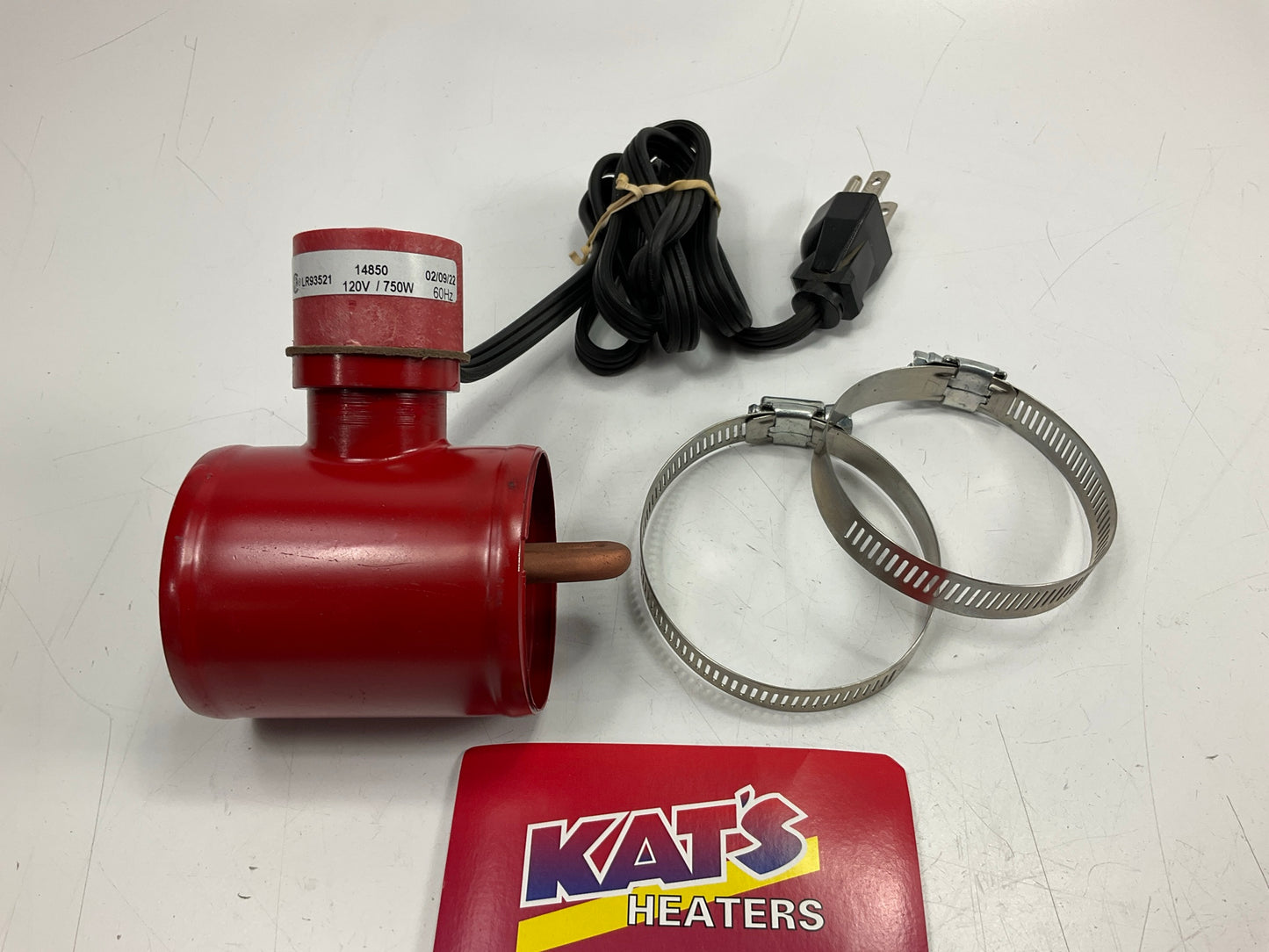 Kats 14850 Lower Radiator Hose Block Heater, 750 Watts, 2-1/2'' Hose Diameter