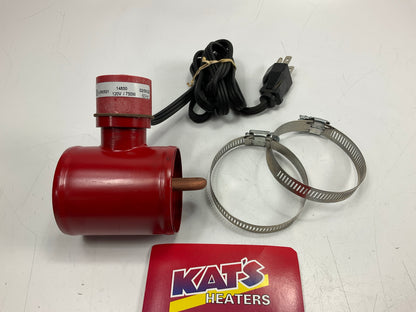 Kats 14850 Lower Radiator Hose Block Heater, 750 Watts, 2-1/2'' Hose Diameter