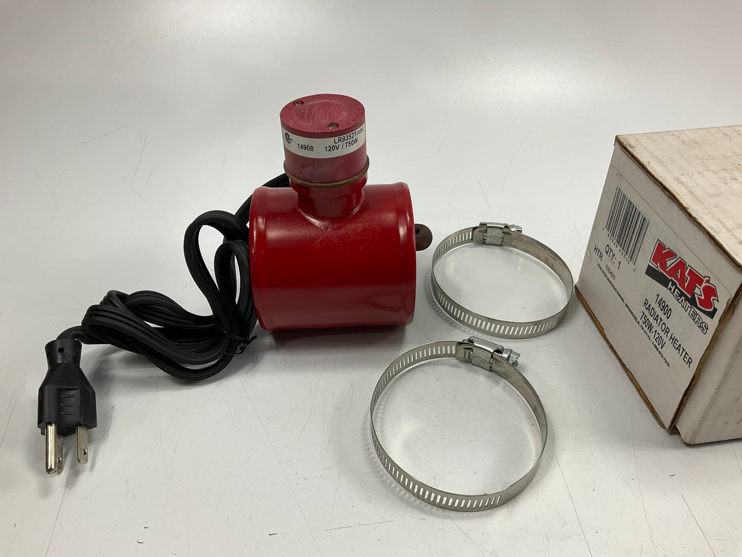 Kat's 14900 750 Watt 3'' Lower Radiator Hose Heater, Engine Block Heater 120V