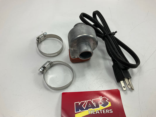 Kat's 16400 1'' Hose Lower Radiator Hose Engine Block Heater 400 Watt 120v