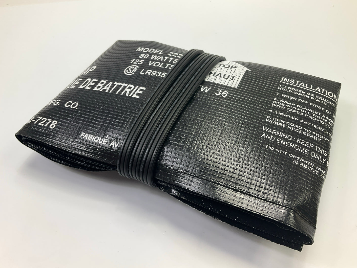 Kat's 22200 80 Watt 36'' Battery Thermal Wrap Heater Blanket, Wrap Around