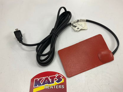 Kats 24075A-8 Silicone 3''x5'' Pad Heater, 75 Watts, 120 Volt Plug Winter Start