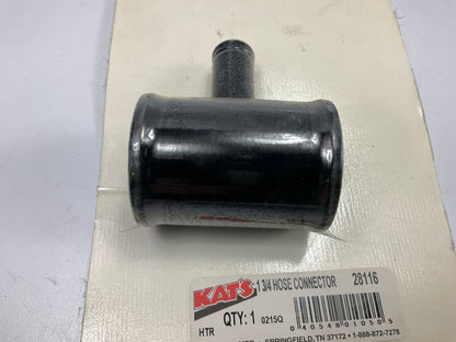 KATS 28116 Coolant Hose T Fitting Radiator Hose T Fitting 1-3/4'' X 1-3/4'' X 5/8''