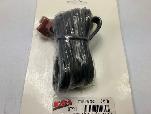 Kat's Kats Heater 28200 Engine Heater Replacement Cord, 5 Feet, 16/3 Gauge 120V