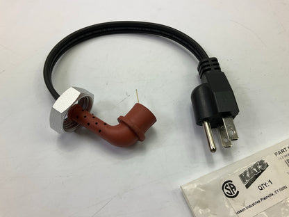 Kats 28206 Engine Block Heater Heavy Duty Replacement Cord, 16/3 120V, 1 Foot