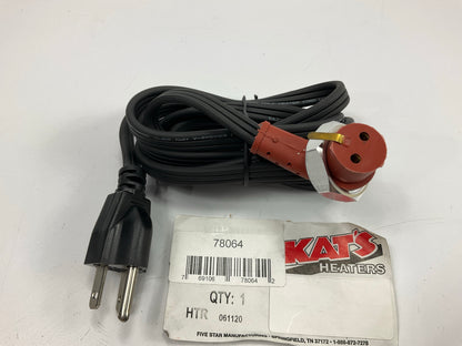 Kat's 28216 6' Heavy Duty Engine Block Heater Replacement Cord, 16/3 Gauge