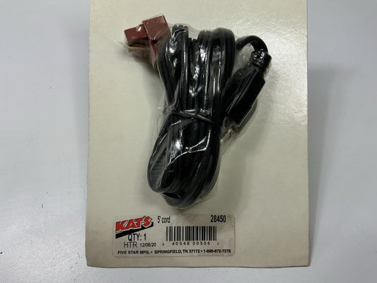 Kat's 28450 Engine Heater Replacement Cord, 18/3 Gauge, 120V, 5 Feet