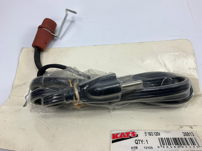 OPEN Kats 28813 Engine Block Heater 5' Replacement Cord - 120V, 18-gauge, 3-wire