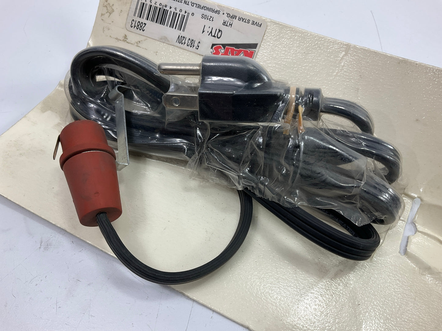 OPEN Kats 28813 Engine Block Heater 5' Replacement Cord - 120V, 18-gauge, 3-wire