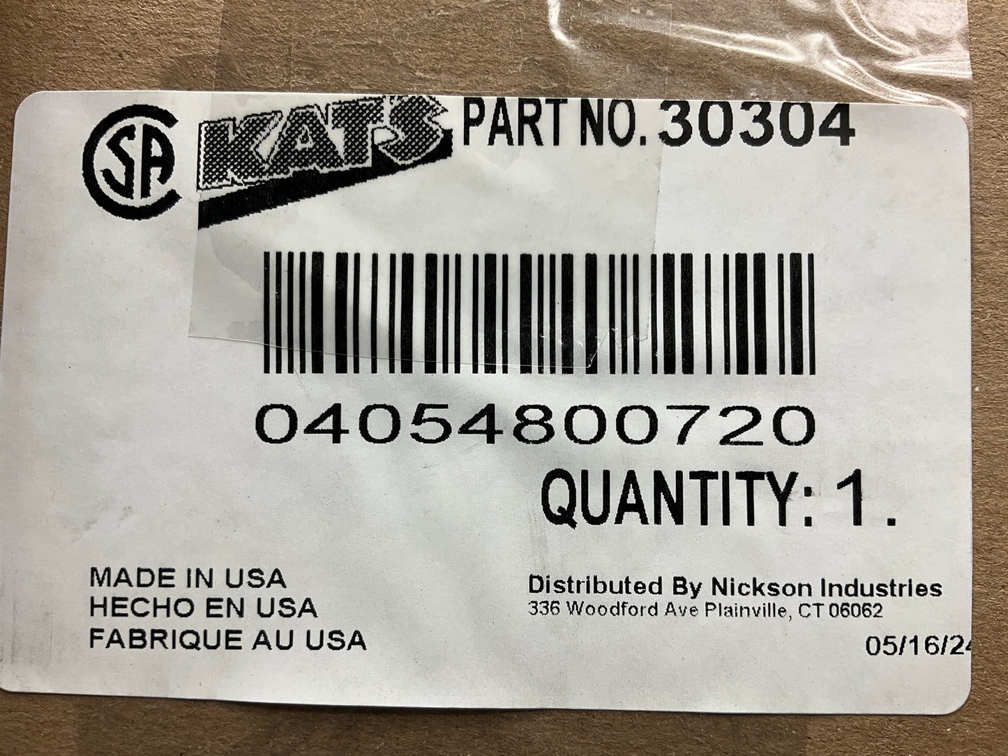 Kats 30304 Engine Block Heater , 1500 Watt, DETROIT DIESEL 8V-92, 12V-92, 16V-92