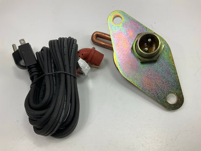 Kats 30325 Diesel Engine Block Heater, 60mm Freeze Frost Plug, 1000 Watt, 120V