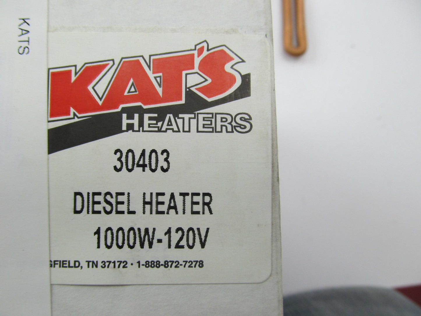 Kat's 30403 Freeze Plug Diesel Block Heater, 38mm / 1-1/2'' Diameter, 1000 Watts