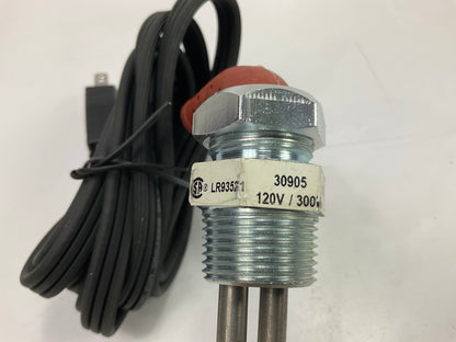 Kats 30905 Engine Block Oil Pan Heater, 3/4 Inch NPT, 3-3/4 Inch Long, 300 Watts