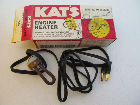 Kats K4X / 10425 Plug-in 34mm Freeze Plug Block Heater - 400 Watts, 120 Volts