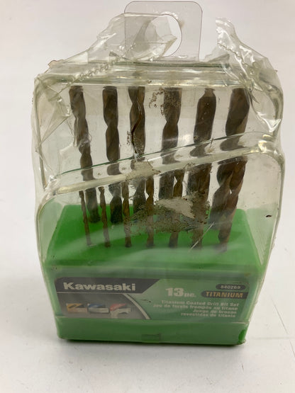 Kawasaki 840269 Titanium Drill Bit Set (1/16'' - 1/4'') - 13 Pc
