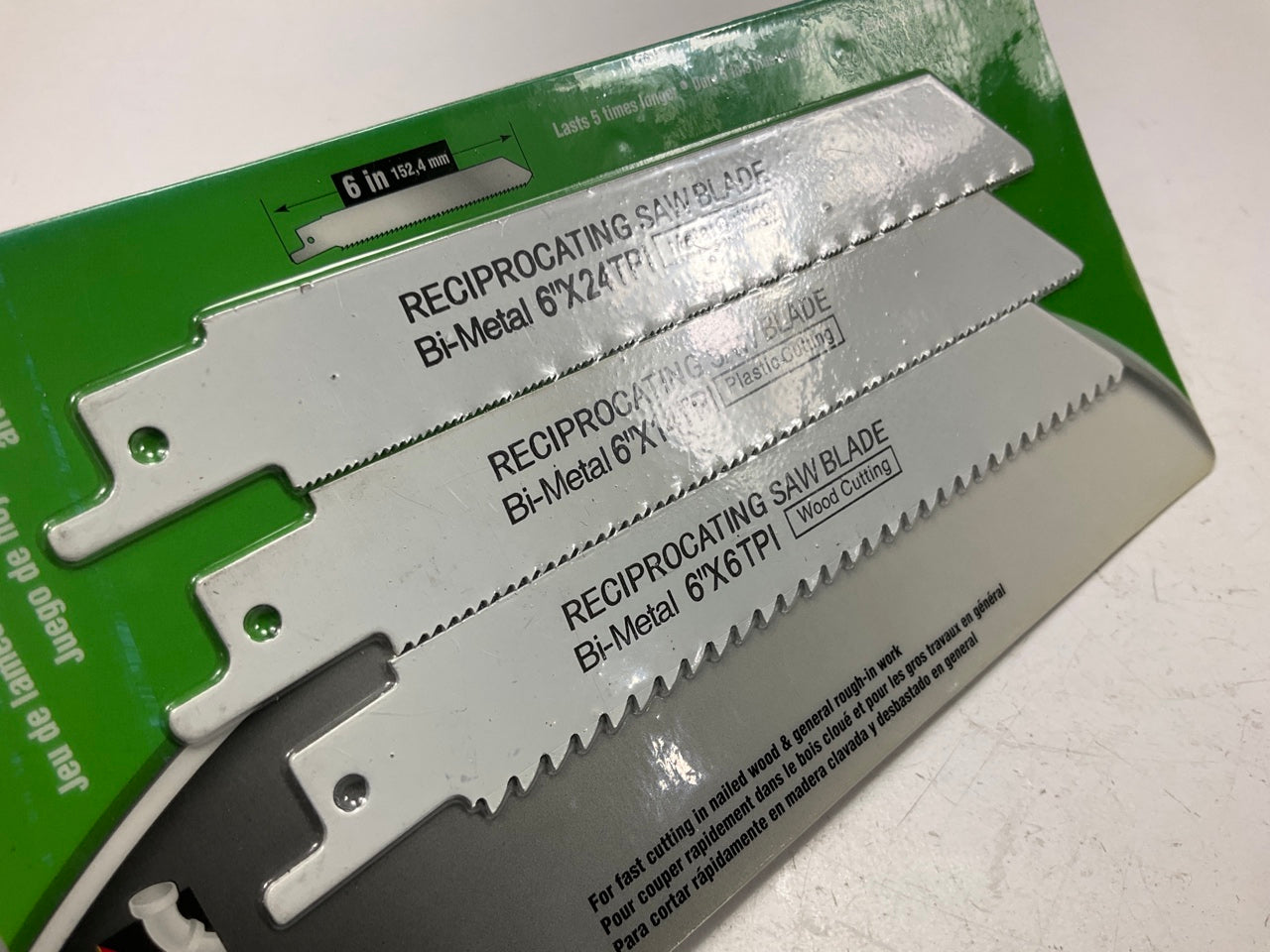 Kawasaki 840324 Bi-Metal 6, 14, 24 TPI Reciprocating Saw Blades