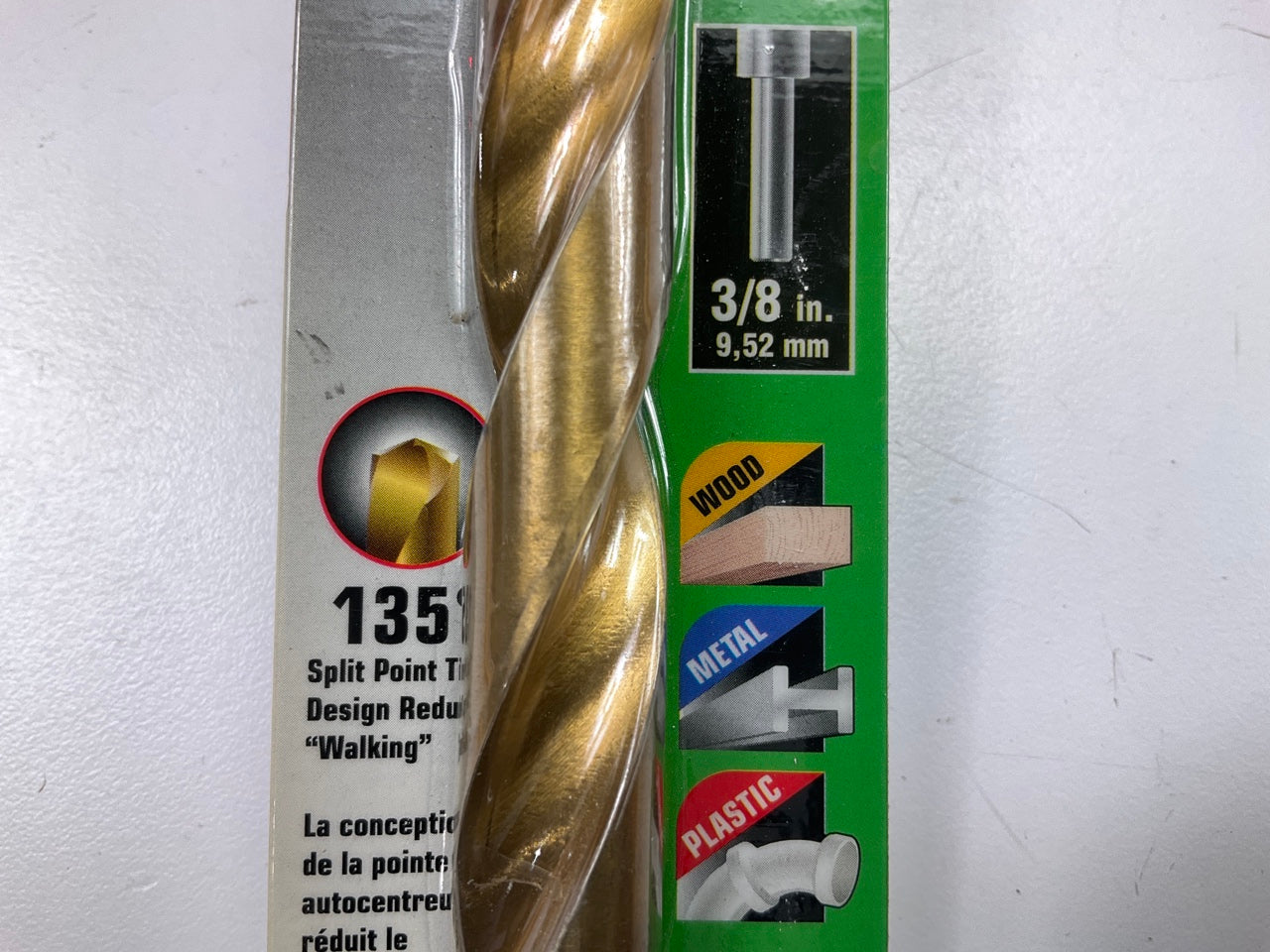 Kawasaki 840474 Titanium Drill Bit - 1/2''