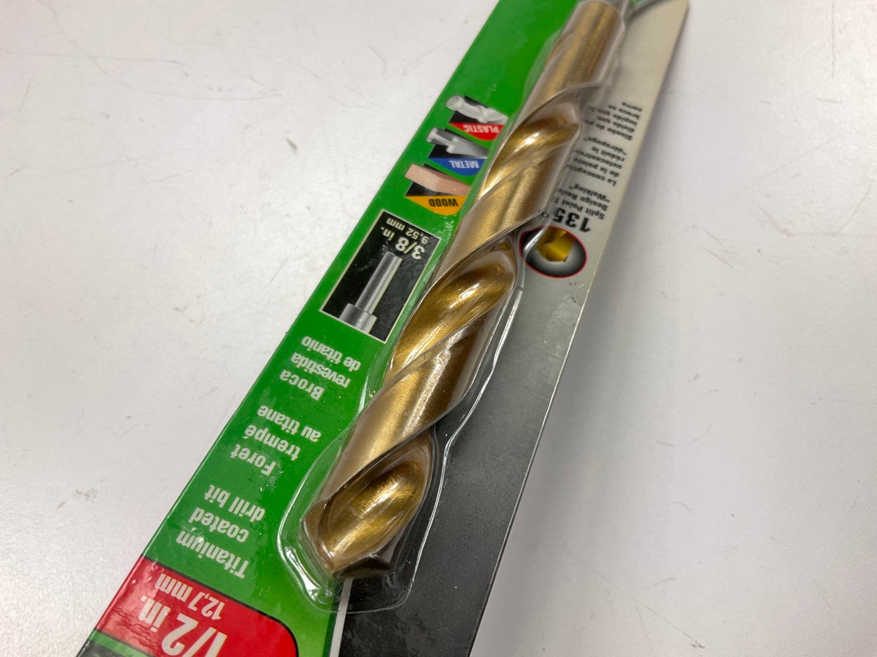 Kawasaki 840474 Titanium Drill Bit - 1/2''