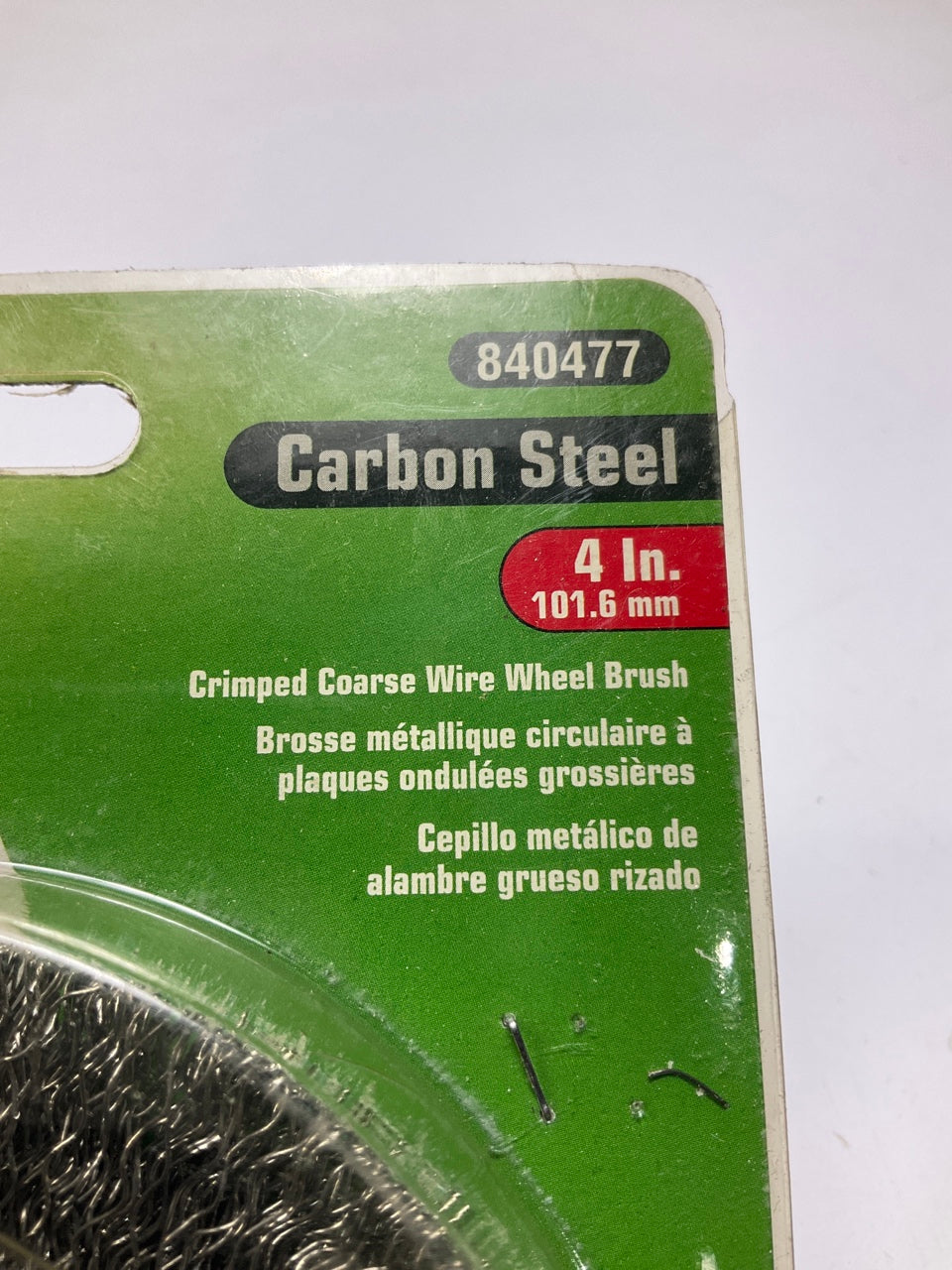 Kawasaki 840477 Coarse Crimped Wire Wheel Brush, 4''