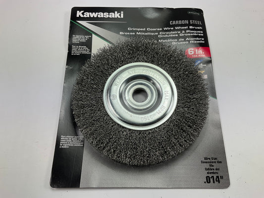 Kawasaki 840479 Crimped Coarse Wire Wheel Brush, 6''