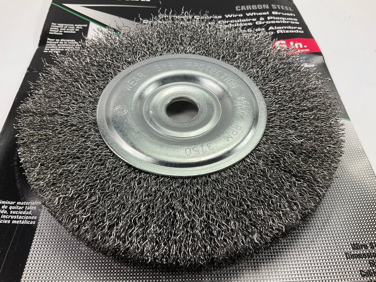Kawasaki 840479 Crimped Coarse Wire Wheel Brush, 6''