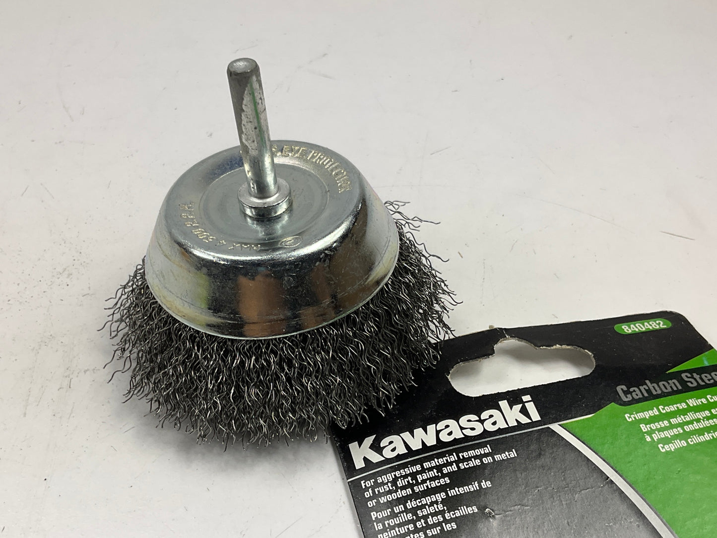 Kawasaki 840482 Crimped Coarse Wire Cup Brush, 3''