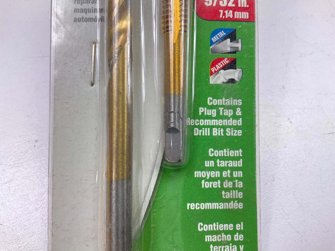Kawasaki 840497 Tap 5/16''-18NC & 9/32'' Drill Bit Set