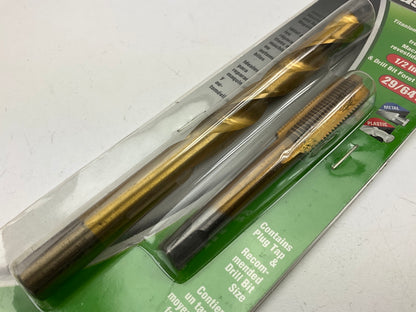 Kawasaki 840501 Titanium Coated Tap, 1/2''-20NF & 29/64'' Drill Bit