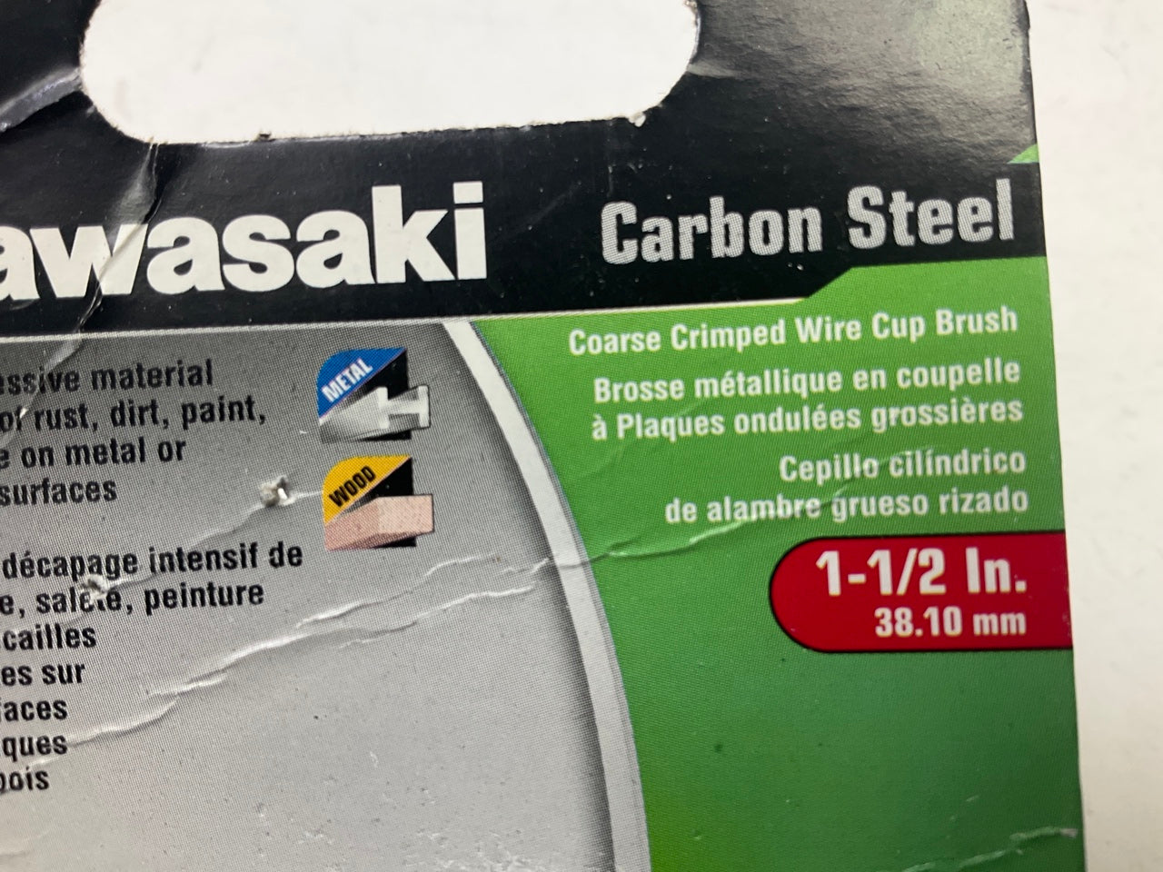 Kawasaki 841150 1-1/2'' Coarse Crimped Wire Brush