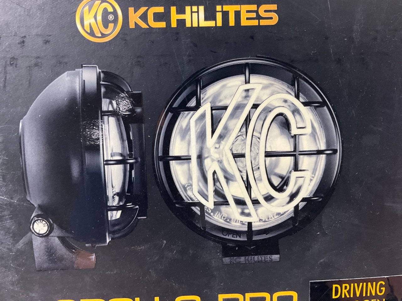 KC HiLiTES 451 Apollo Pro 5'' 55W Driving Lights Kit With Integrated Stone Guard