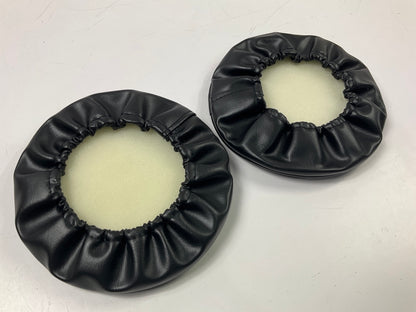 KC HILITES 5117 Soft Vinyl Light Covers, Round, Sold As Pair, 6'' Lamp Covers