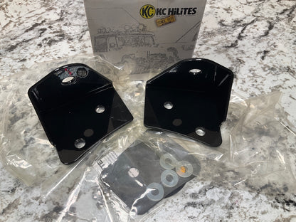 KC Hilites 7316 Windshield Pillar Mount Lights Mounting Brackets For 2007-18 JK