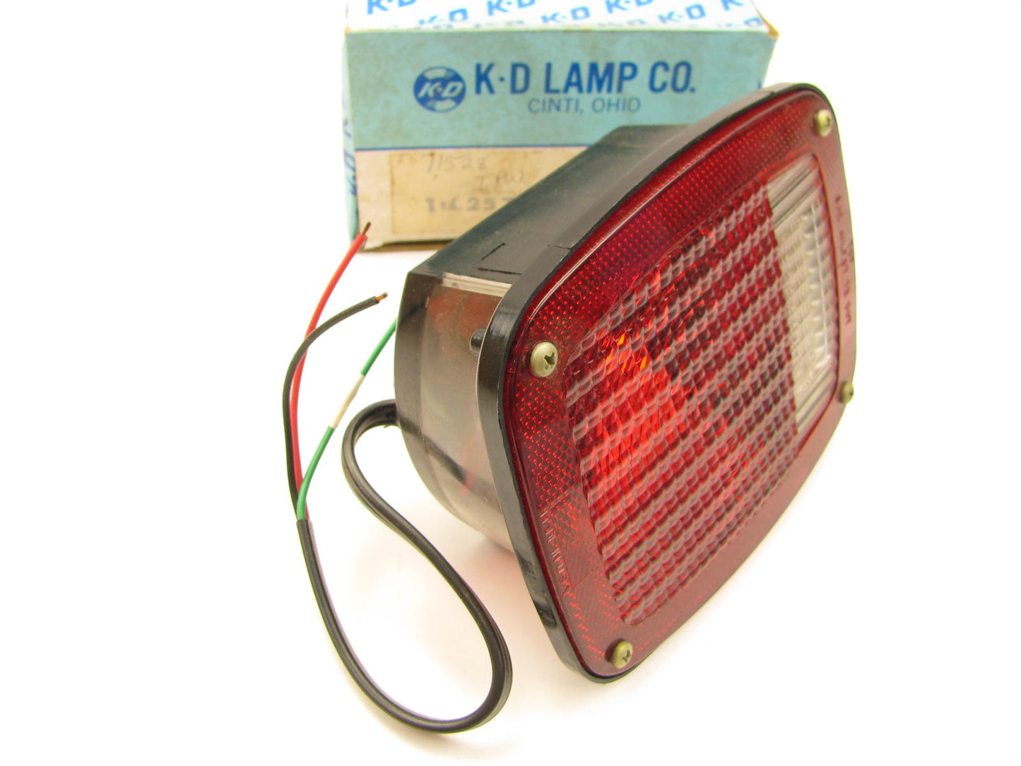 Vintage KD Lamps 257-2681 Tail Light Lamp (with Built-in License Plate Light)