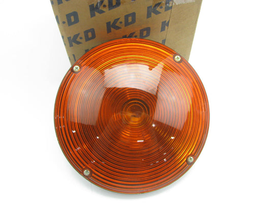 7''  Diameter Amber Warning Bus Light Bulb W/ Bracket Kd Lamps 258-2101 KD258