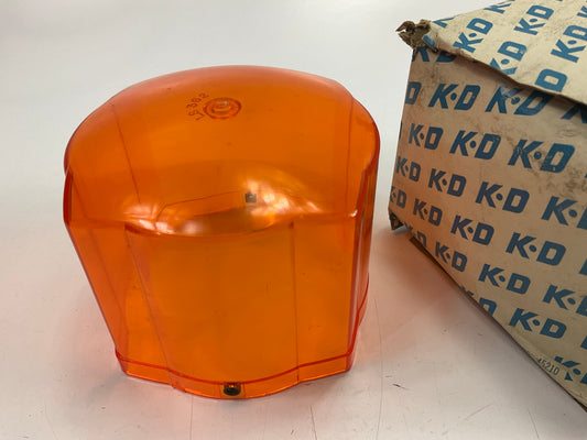 VINTAGE KD Lamp 3621-011 / LS-362 Amber Beacon Dome Lens