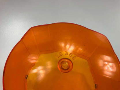 VINTAGE KD Lamp 3621-011 / LS-362 Amber Beacon Dome Lens