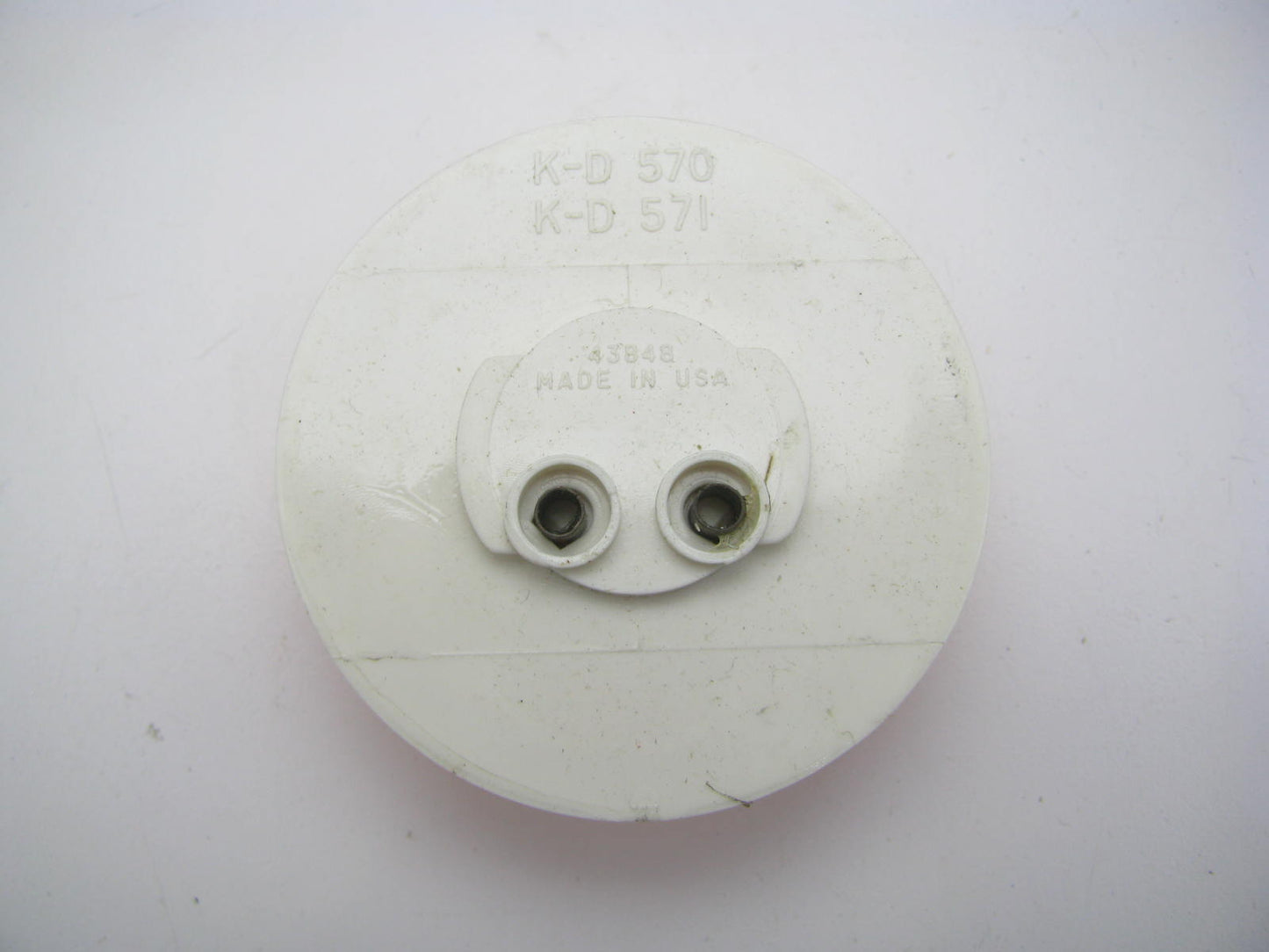 (2) KD Lamps 570-0101 2.5'' Round Amber Side Marker Light Lamps