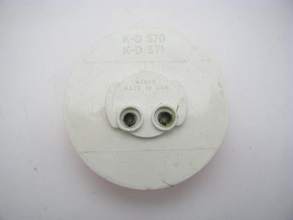 (2) KD Lamps 570-0101 2.5'' Round Amber Side Marker Light Lamps