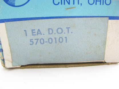 (2) KD Lamps 570-0101 2.5'' Round Amber Side Marker Light Lamps