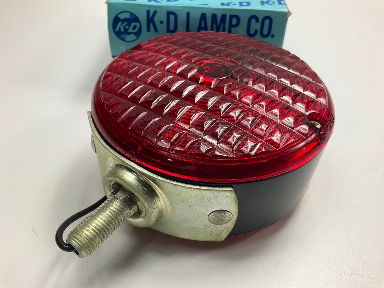 KD Lamps KD753 Pedestal Mount School Bus Stop Turn Signal Light Lamp, 4-1/4'' RED
