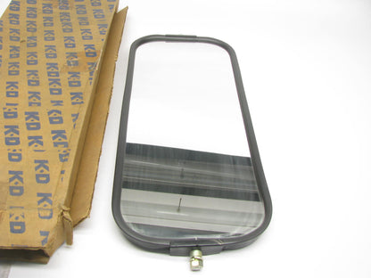 Vintage Kd Lamps 89-2313  7''x16'' Standard V-Back West Coast Mirror, Black
