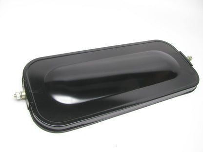 Vintage Kd Lamps 89-2313  7''x16'' Standard V-Back West Coast Mirror, Black