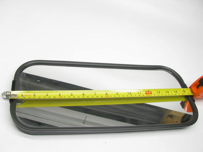 Vintage Kd Lamps 89-2313 Standard 7''x16'' V-Back West Coast Mirror, Black