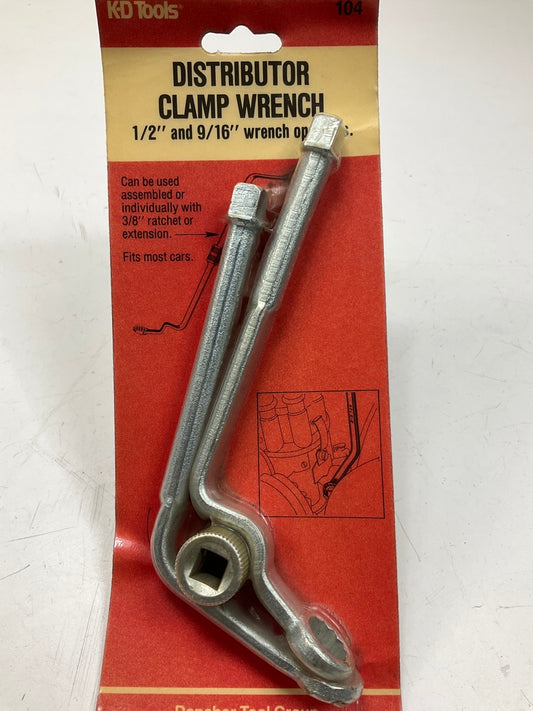 KD Tools 104 Distributor Clamp Wrench, 1/2'' & 9/16''