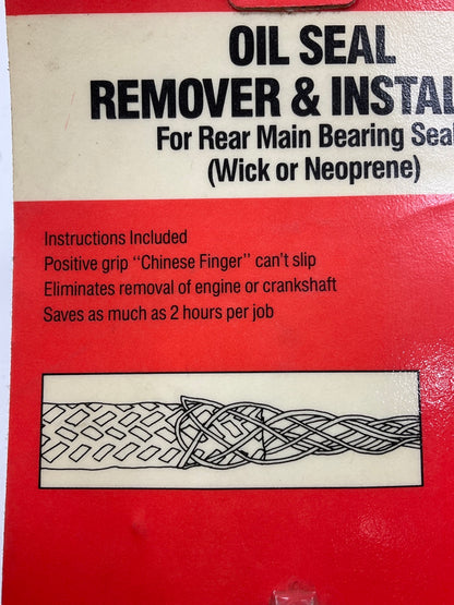 KD Tools 2033 Oil Seal Remover & Installer For Rear Main Seals, Wick Or Neoprene