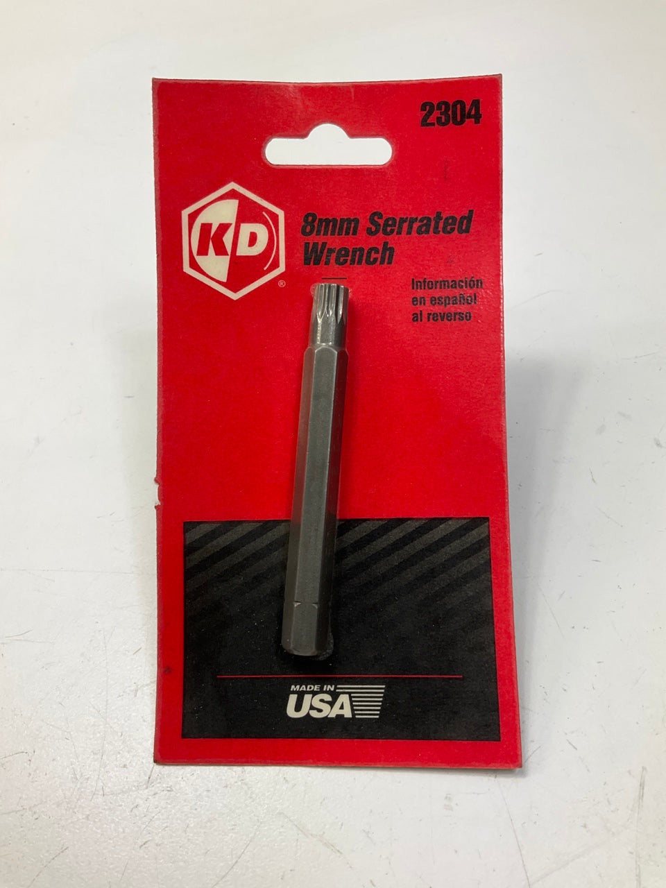 KD Tools 2304 8mm Serrated Wrench - MADE IN USA