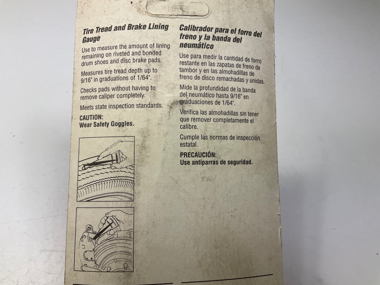Kd Tools 2326 Tire Tread & Brake Lining Gauge - MADE IN USA