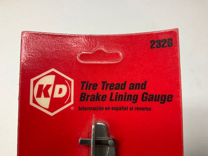 Kd Tools 2326 Tire Tread & Brake Lining Gauge - MADE IN USA