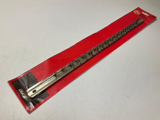 KD Tools 2530 1/4'' Drive Socket Holder Rack, 16 Slot - MADE IN USA